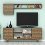 Hanah Home Mueble de TV Inci - Walnut